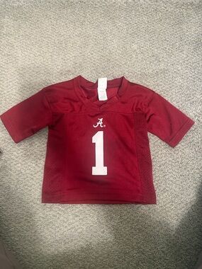 Alabama Crimson Red Kids Football Jersey - Size Small